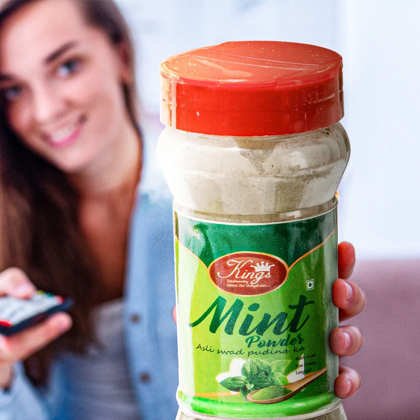 Dry Mint Powder - 100 Grams