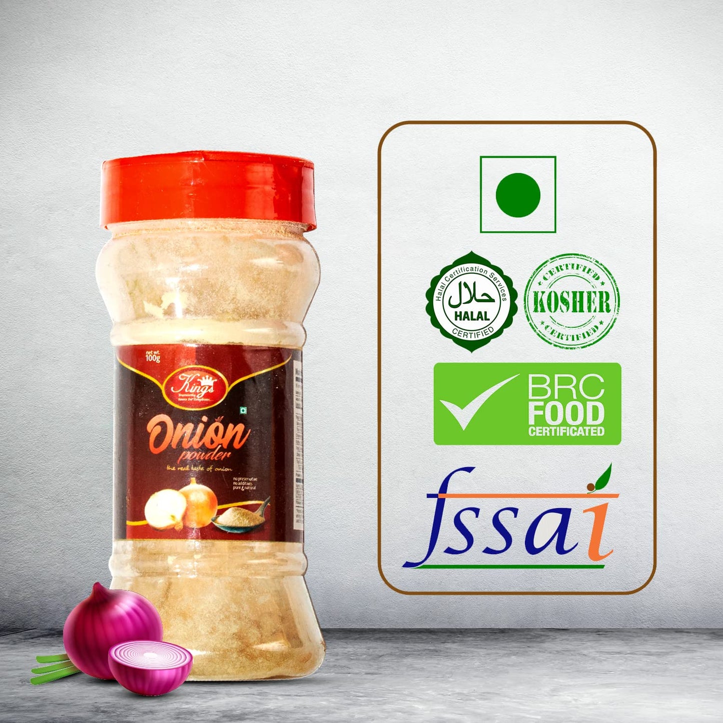 Onion and Garlic Powder Combo Pack - 100 Grams each