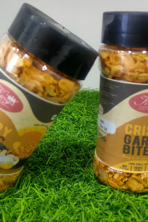 CRISPY GARLIC BITE -100 GRAM PACK OF 5