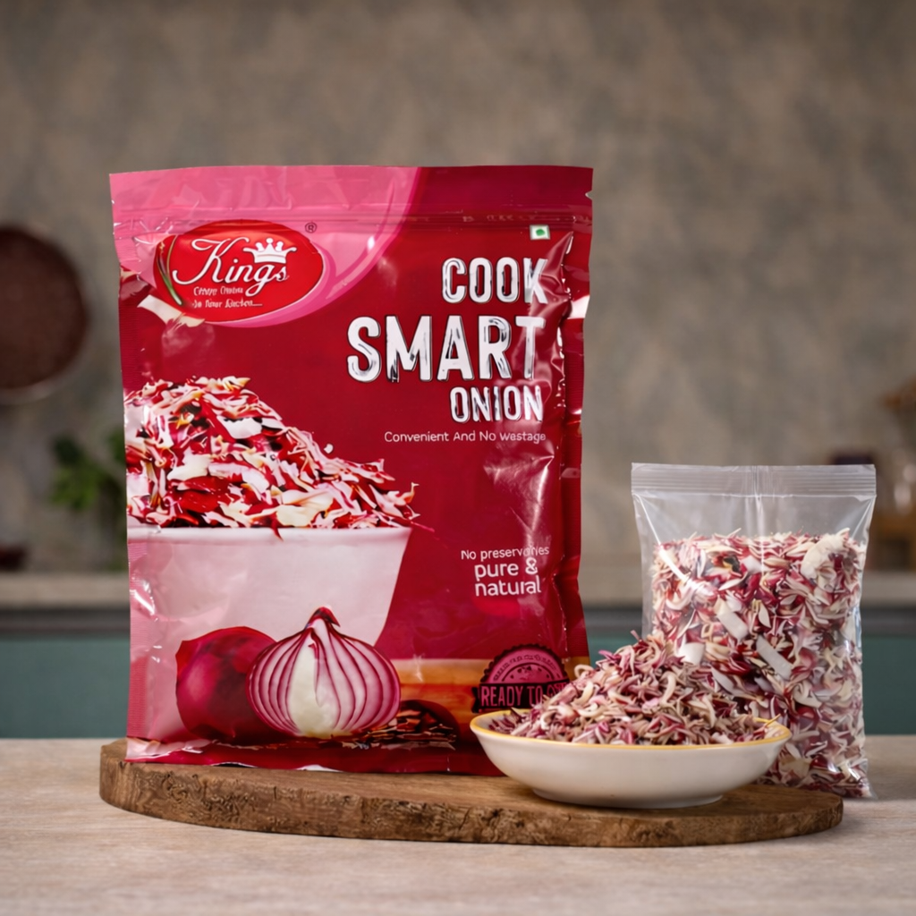Kings Cook Smart Onion Flakes-250 gram( pack of 50gram sachet )