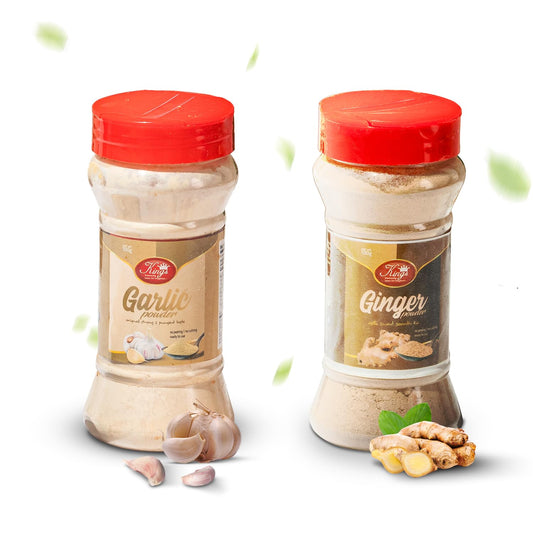 Kings Garlic and Ginger Powder Combo-200 Grams