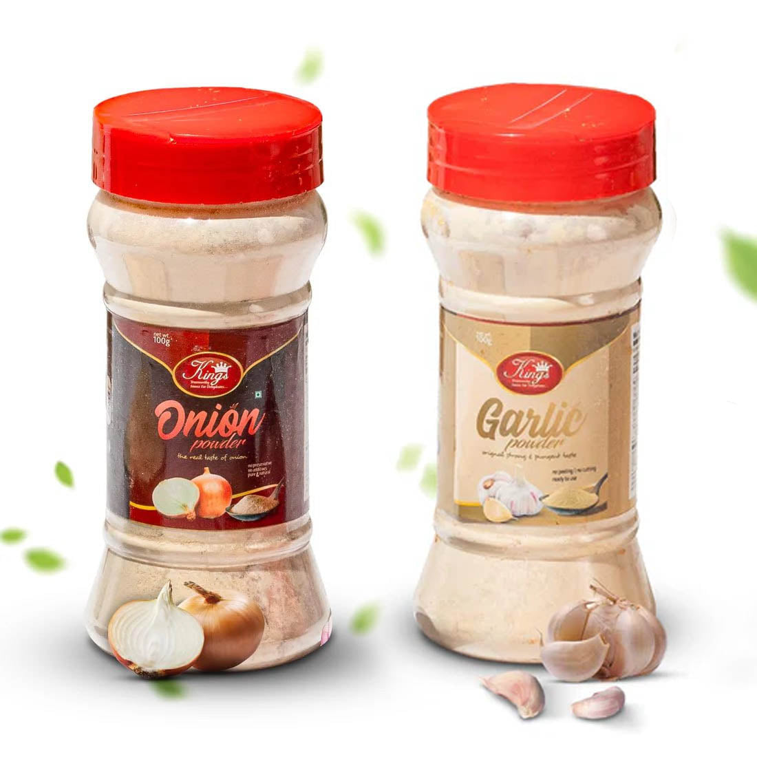 Onion and Garlic Powder Combo Pack - 100 Grams each