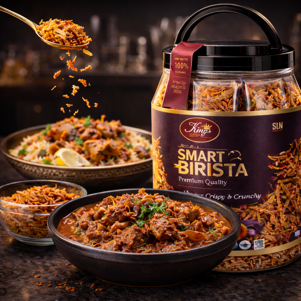SMART BIRISTA JAR 500 GRAM  PACKED IN A 50 GRAM SACHET IN SUNFOWER OIL COMBO PACK 2