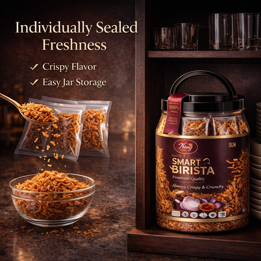 SMART BIRISTA JAR 500 GRAM  PACKED IN A 50 GRAM SACHET IN SUNFOWER OIL COMBO PACK 2